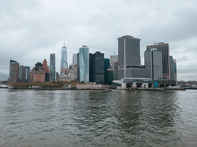 widok na Manhhatan se Staten Island, Manhattan, Nowy Jork w tydzień