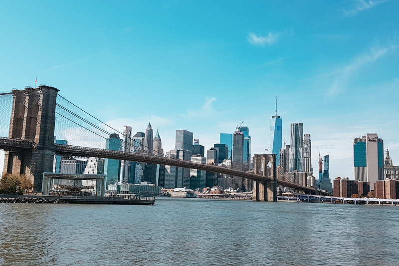 Nowy Jork, Manhattan, Brroklyn bridge, podróż do Nowego Jorku, Nowy Jork budżetowo
